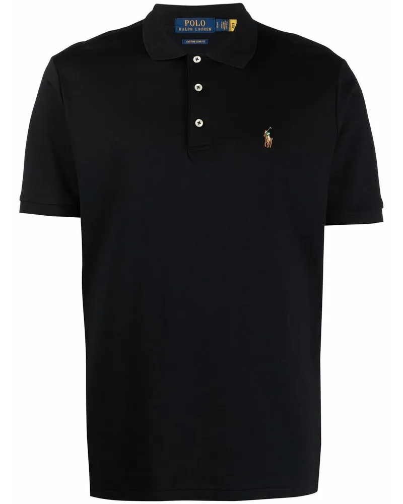Ralph Lauren Poloshirt aus Jersey - Schwarz Schwarz