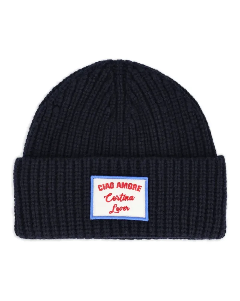 Giada Benincasa Gerippte Beanie - Schwarz Schwarz