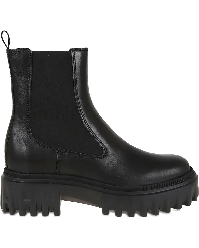 Hogan Chelsea-Boots mit Plateau - Schwarz Schwarz
