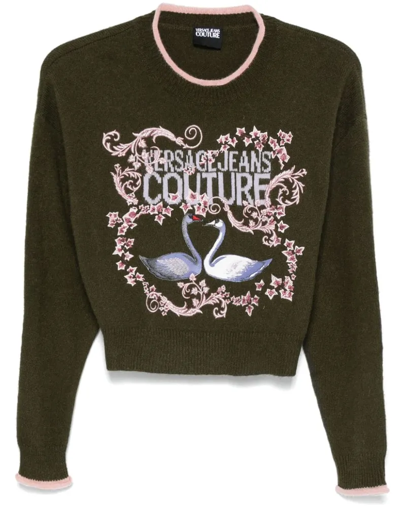 Versace Jeans Swan Lake Pullover - Grün Grün