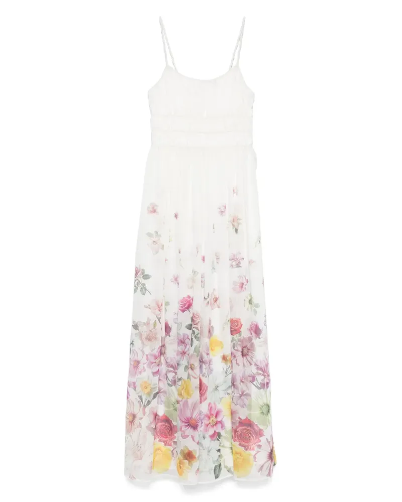 Aje. Fleur Maxikleid - Weiß Weiß