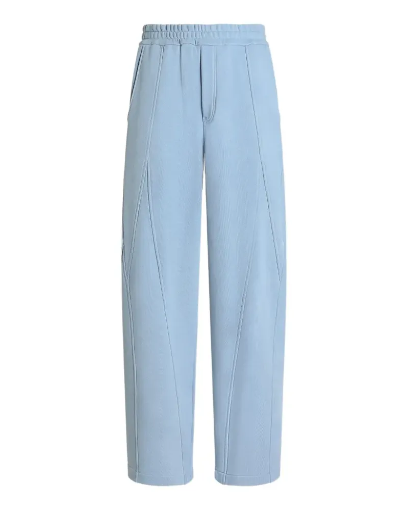 Dolce & Gabbana Hose aus behandeltem Jersey - Blau Blau