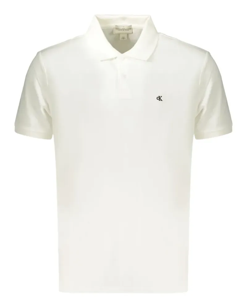 Calvin Klein Poloshirt mit Logo-Stickerei - Nude Nude