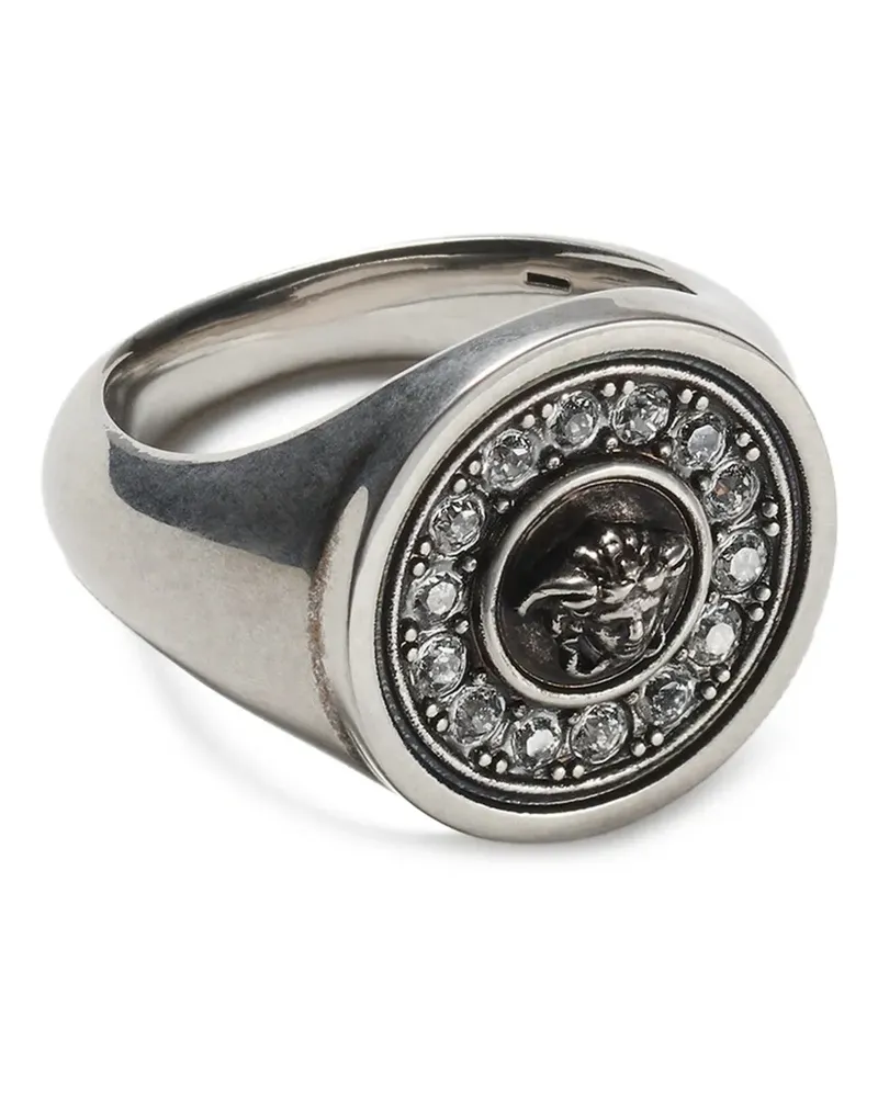 Versace Ring mit Kristallen - Silber Silber