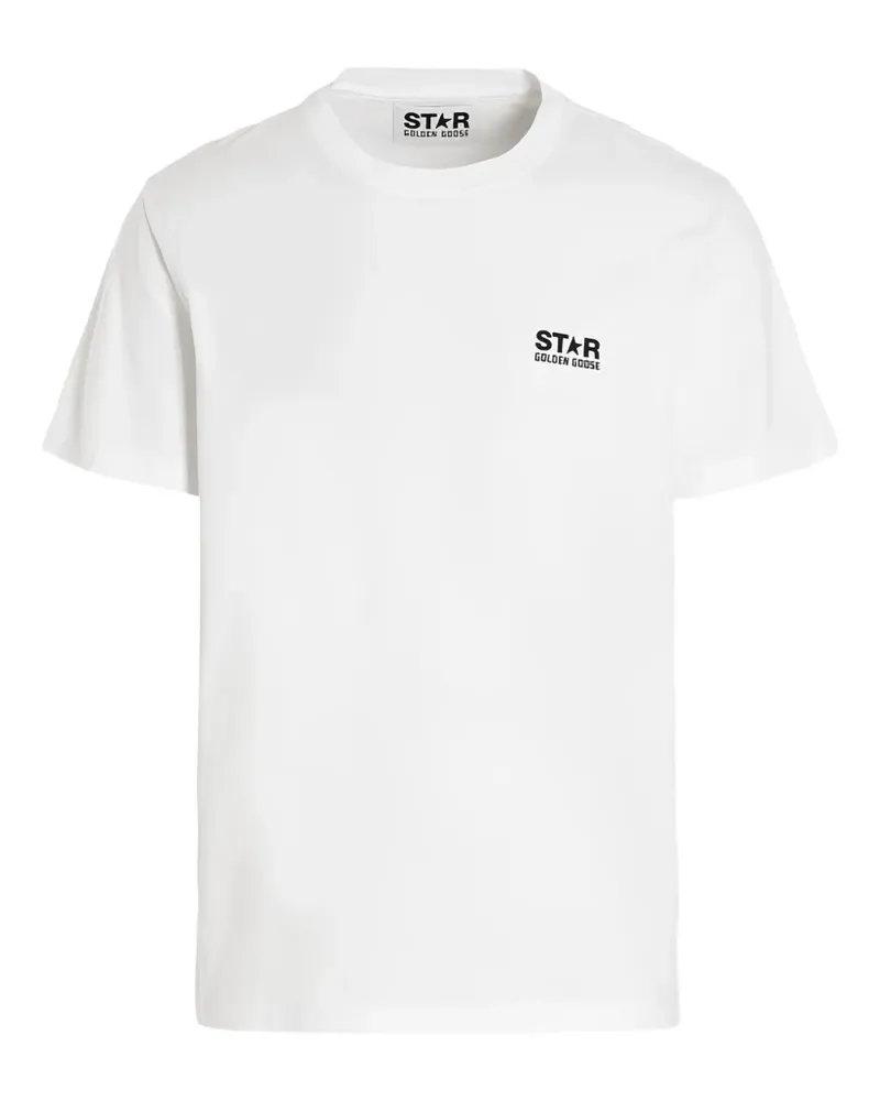 Golden Goose T-Shirt mit Stern-Logo - Weiß Weiß
