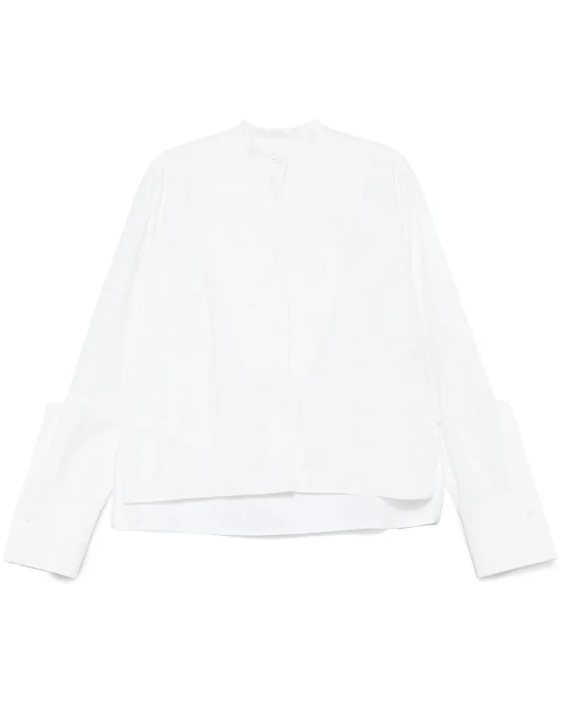 Jil Sander Bluse aus Leinen - Weiß Weiß