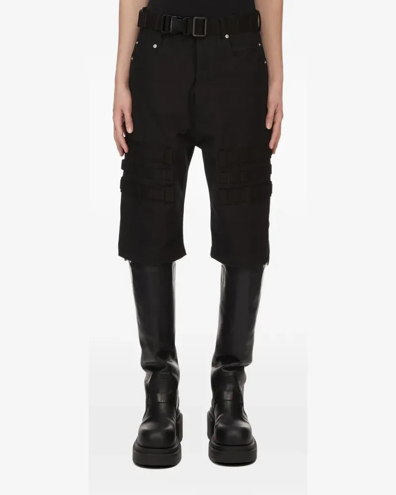 Rick Owens Geth Shorts mit Cargotaschen - Schwarz Schwarz