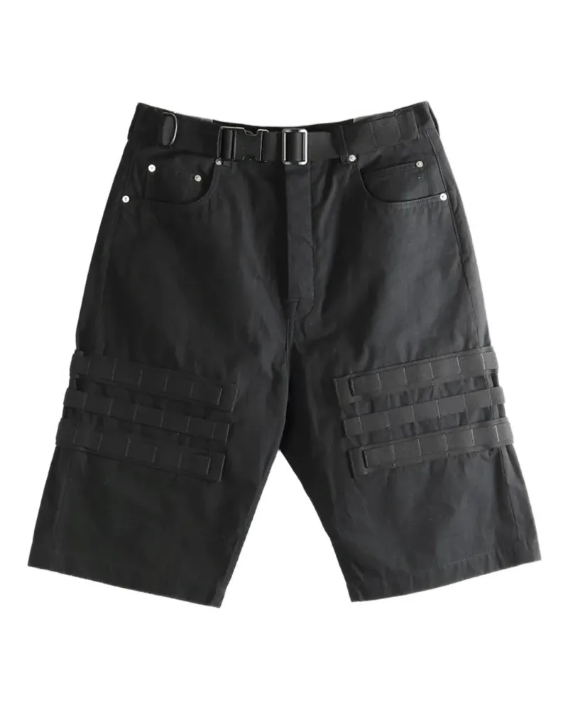 Rick Owens Geth belted cargo shorts - Schwarz Schwarz