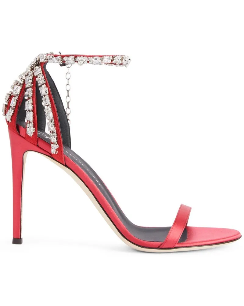 Giuseppe Zanotti Adele Sandalen mit Kristallen 105mm - Rosa Rosa
