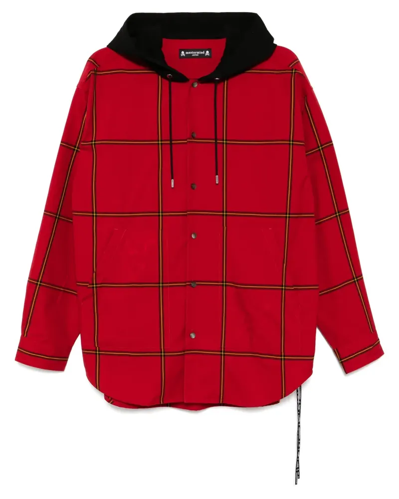 Mastermind Japan Hemdjacke mit Kapuze - Rot Rot