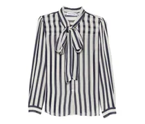 Bluse mit Streifen - Blau