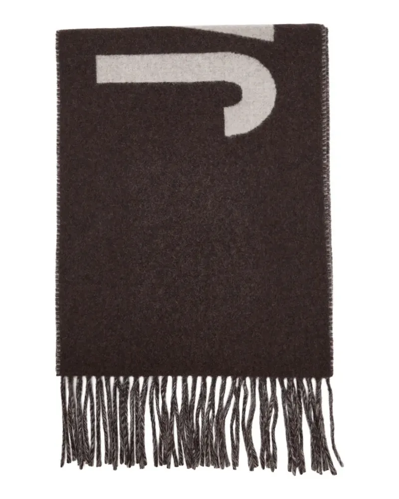 Jacquemus logo scarf - Braun Braun