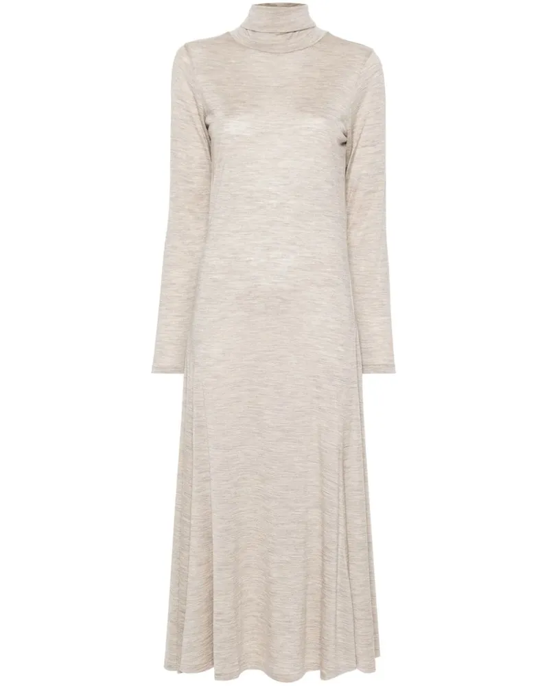 Ralph Lauren Meliertes Maxikleid - Nude Nude