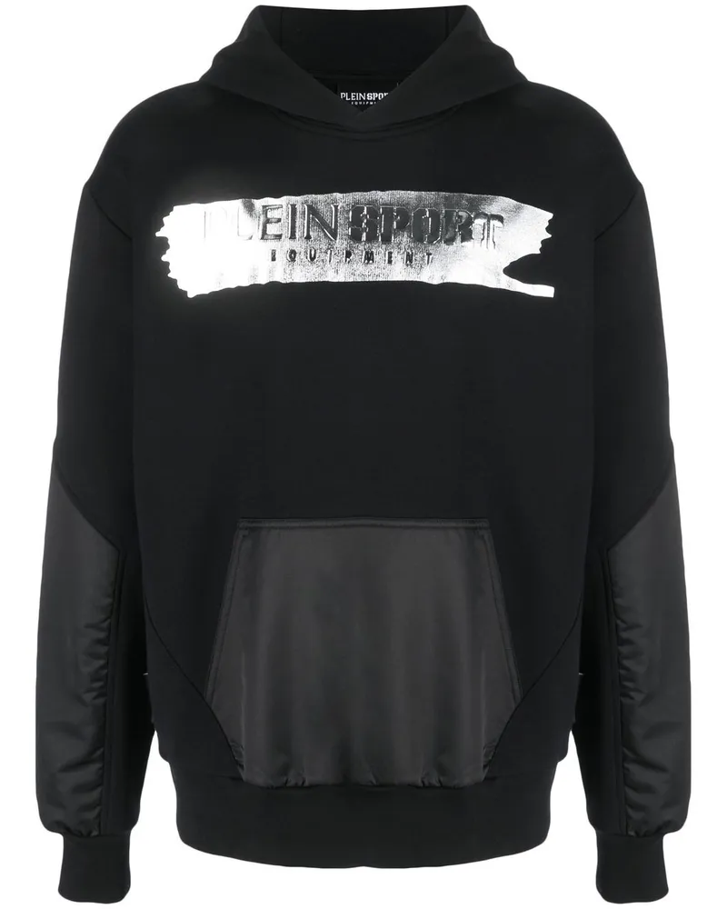 Philipp Plein Hoodie mit Logo-Print - Schwarz Schwarz