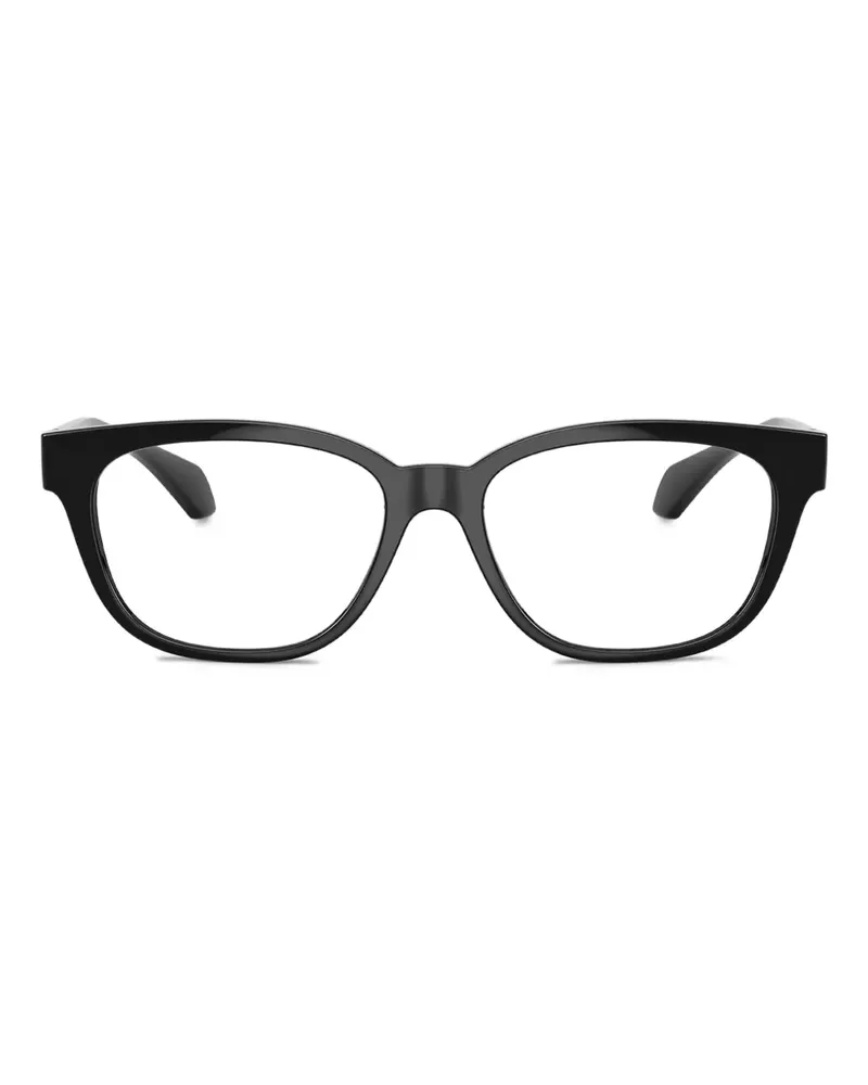 Versace Eckige VE3376U Brille mit Medusa-Detail - Schwarz Schwarz