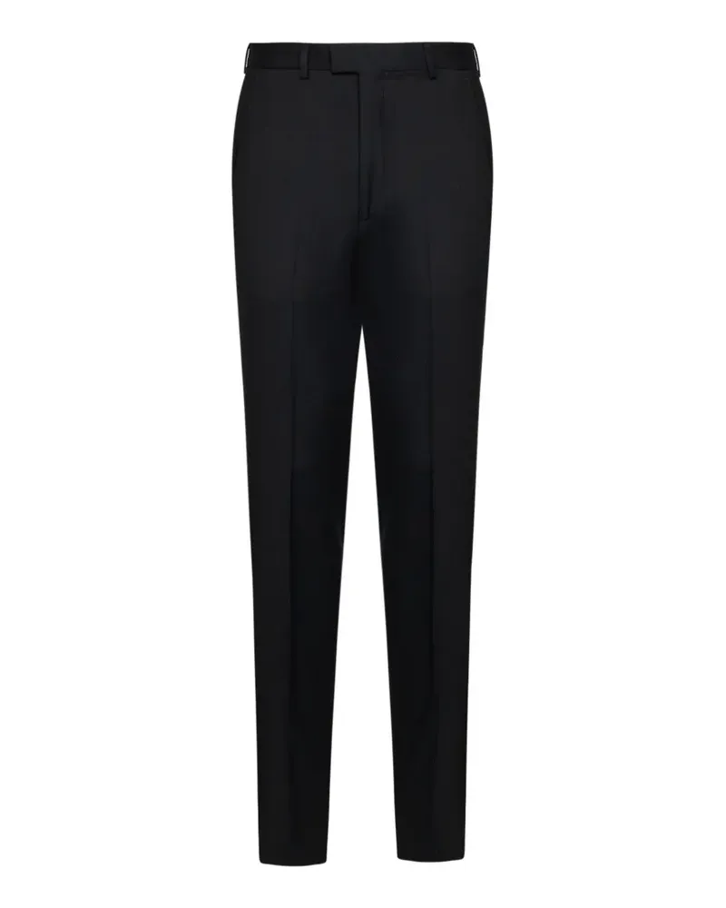Ermenegildo Zegna Klassische Tapered-Hose - Schwarz Schwarz