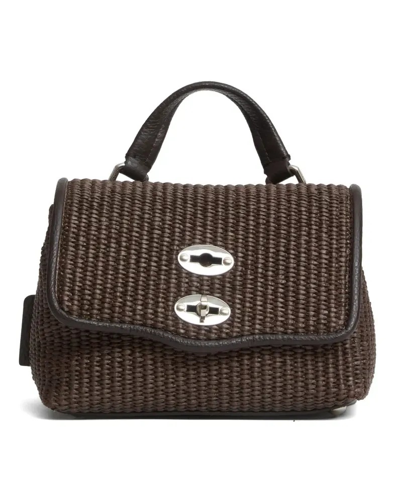 Zanellato Mini Postina Vimini Tote Bag - Braun Braun
