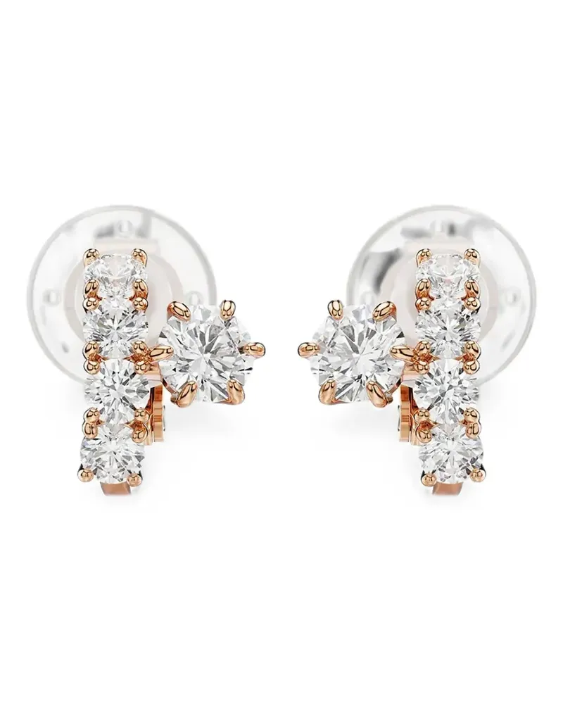 Swarovski Matrix crystal-embellished clip-on earrings - Rosa Rosa