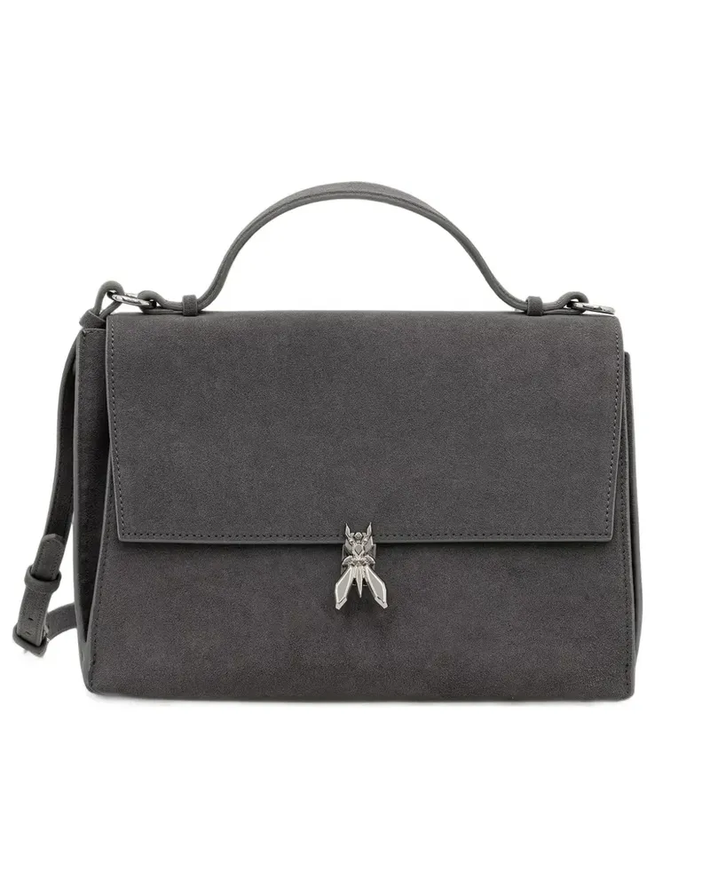 Patrizia Pepe Fly logo-plaque tote bag - Grau Grau