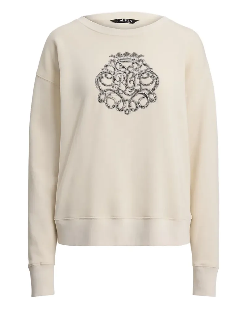 Ralph Lauren Bestickter Pullover - Nude Nude