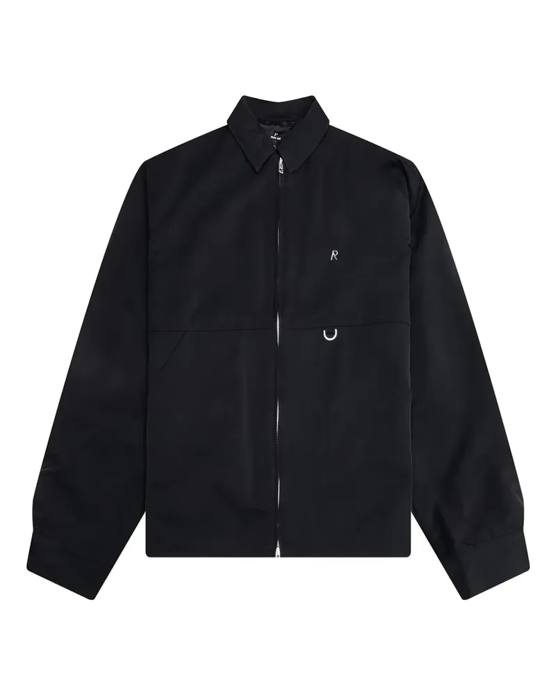 REPRESENT Hemdjacke mit Logo-Schild - Schwarz Schwarz