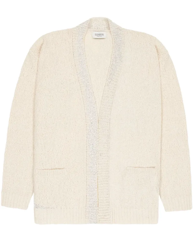 Laneus Cardigan mit Jacquardmuster - Nude Nude
