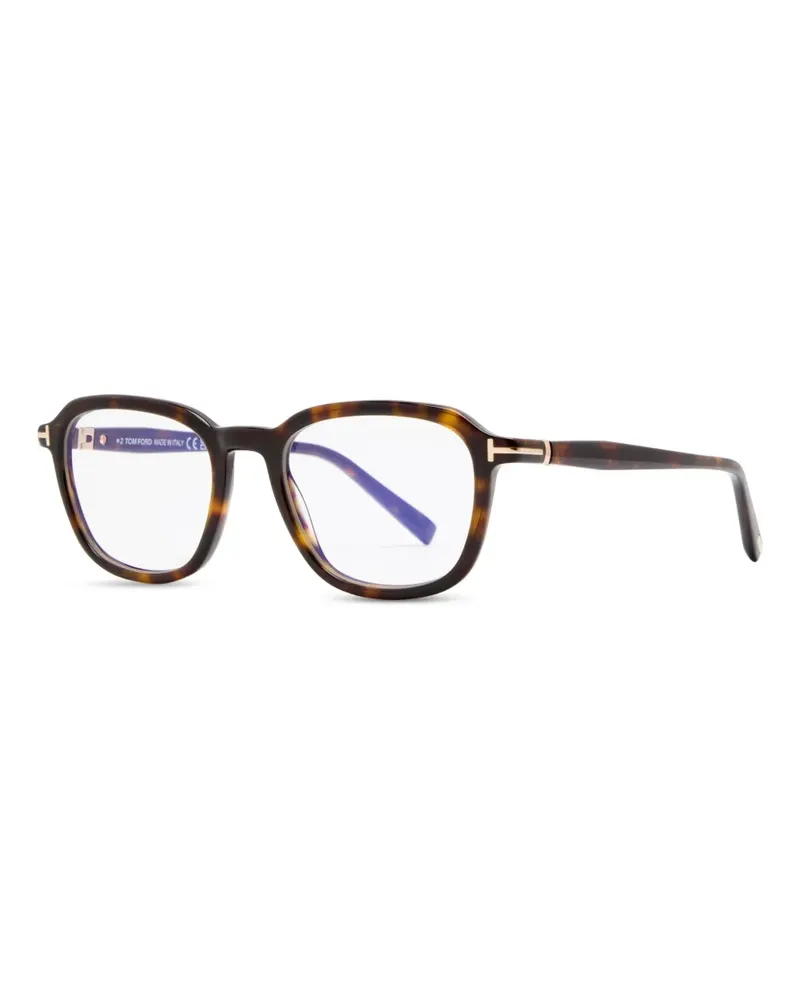 Tom Ford Brille mit eckigem Gestell - Braun Braun