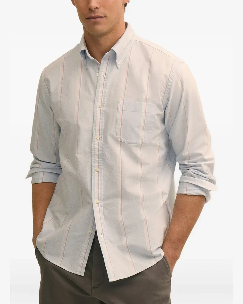 Brooks Brothers Gestreiftes Hemd - Blau Blau