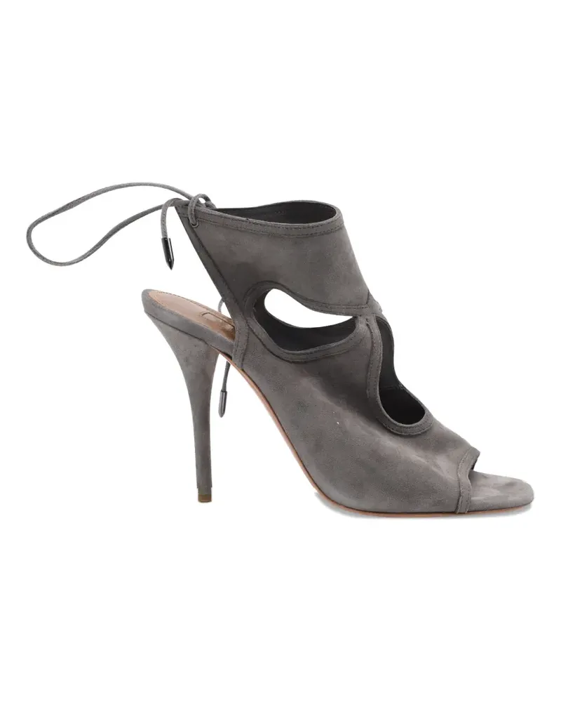 Aquazzura Sexy Thing suede sandals - Grau Grau