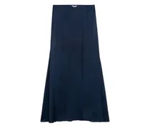 Jimeno Maxirock aus Satin mit Flügeldetail - Blau