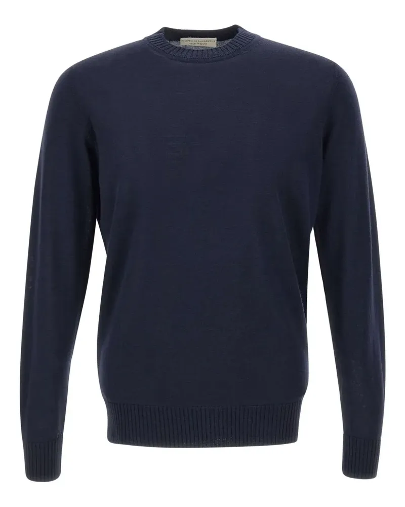 Filippo de Laurentiis ribbed crew-neck sweater - Blau Blau