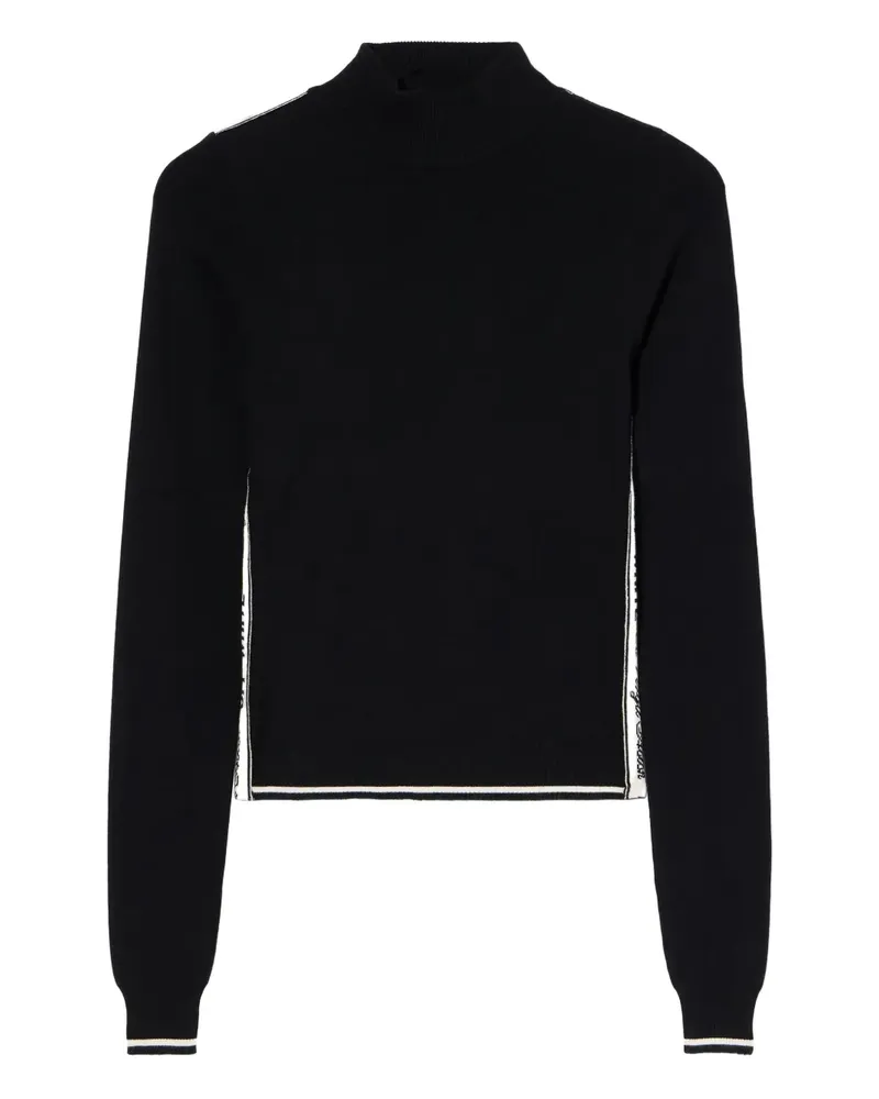OFF-WHITE logoband turtleneck sweater - Schwarz Schwarz