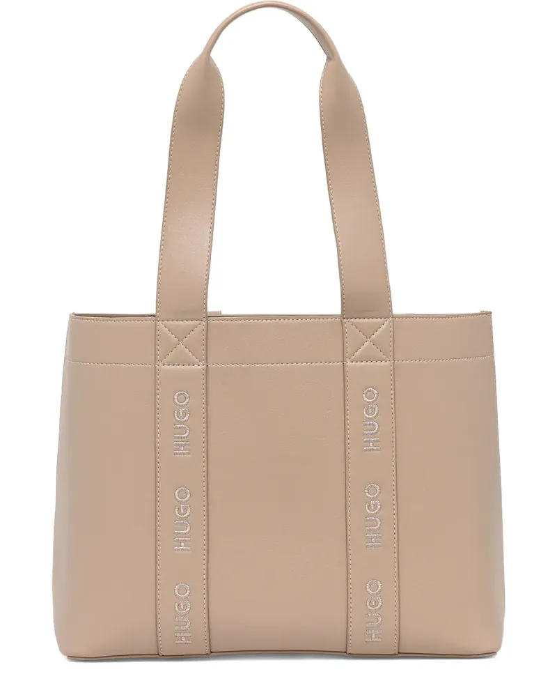 HUGO BOSS Handtasche mit Logo - Nude Nude