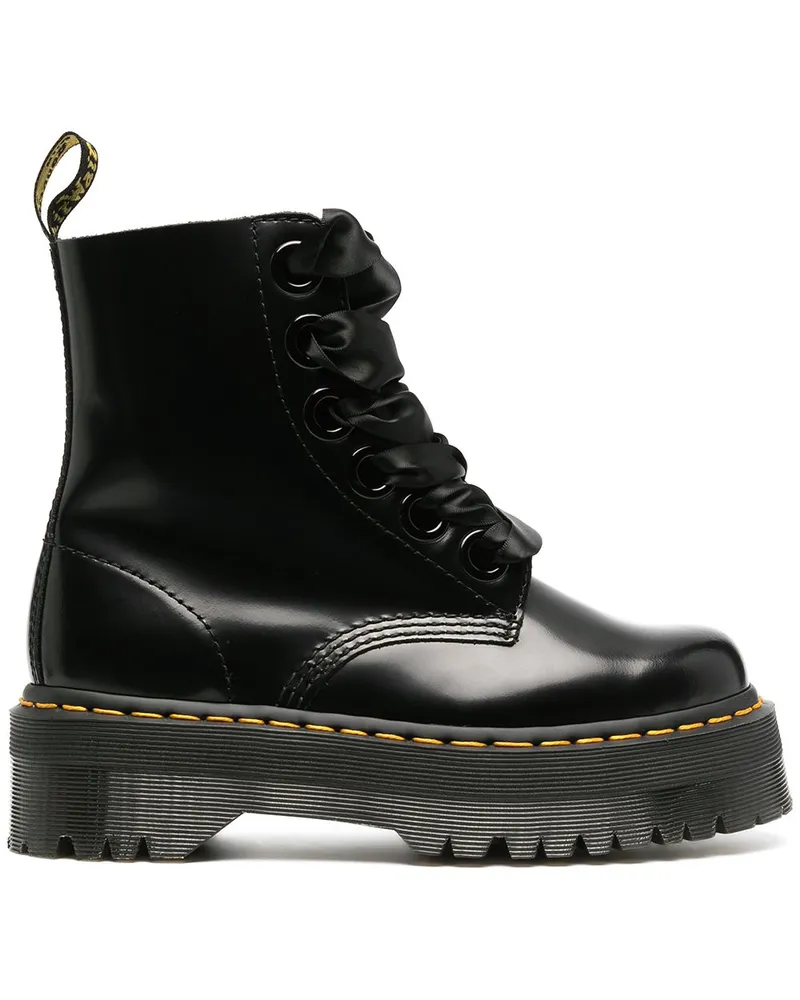 Dr.Martens Stiefeletten mit Plateau-Absatz Schwarz