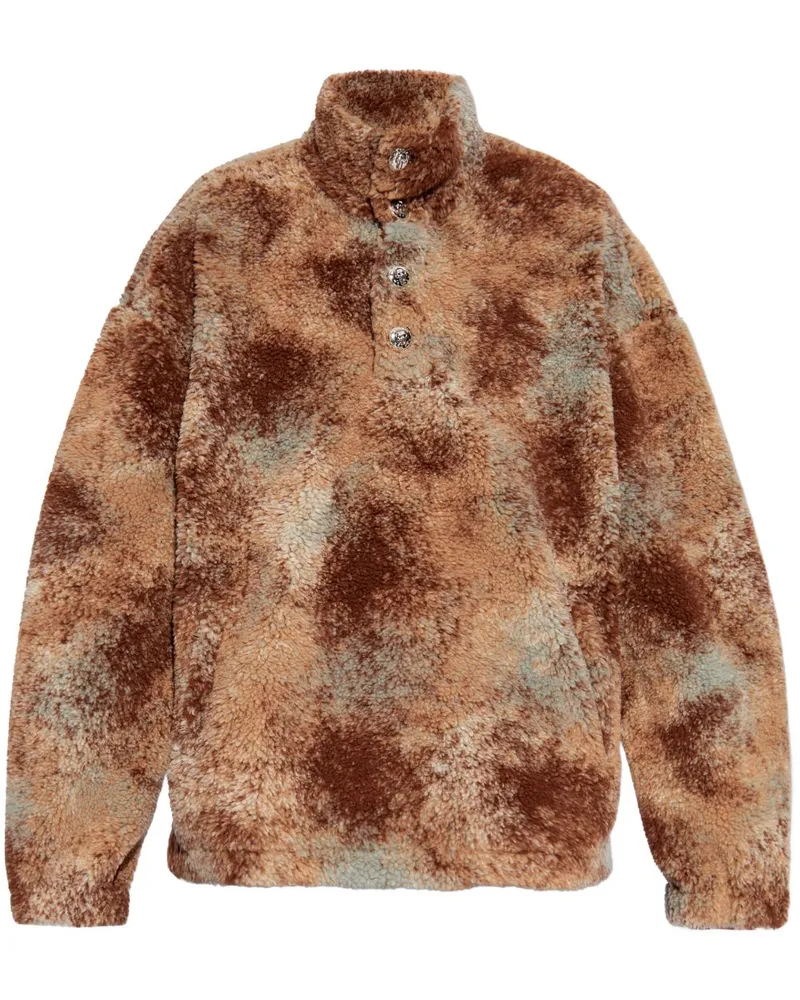 Alexander McQueen Jacke aus Faux Shearling - Braun Braun