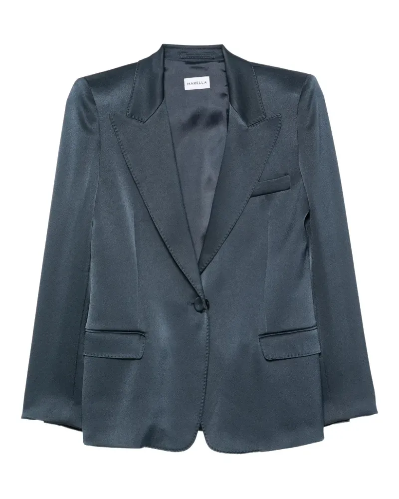 MARELLA peak-lapels blazer - Blau Blau