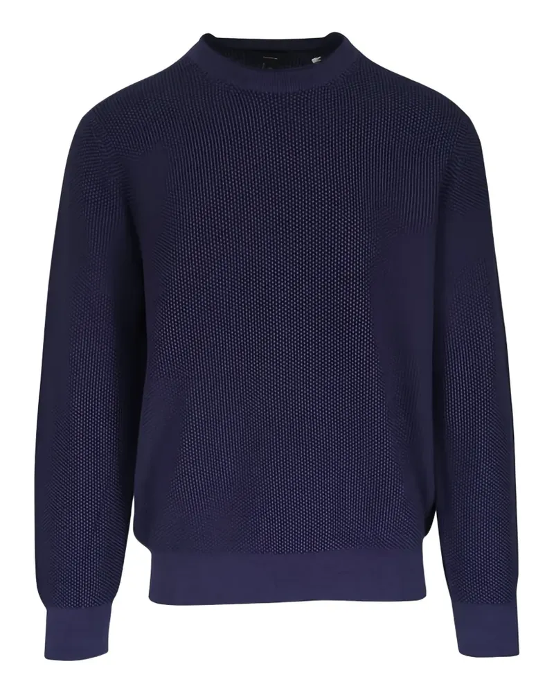 Vince Geo-Jacquard spring knit shirt - Blau Blau