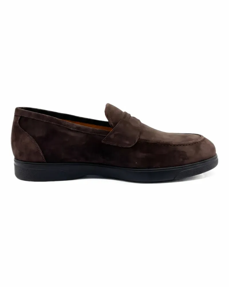 Kiton Penny-Loafer aus Wildleder - Braun Braun