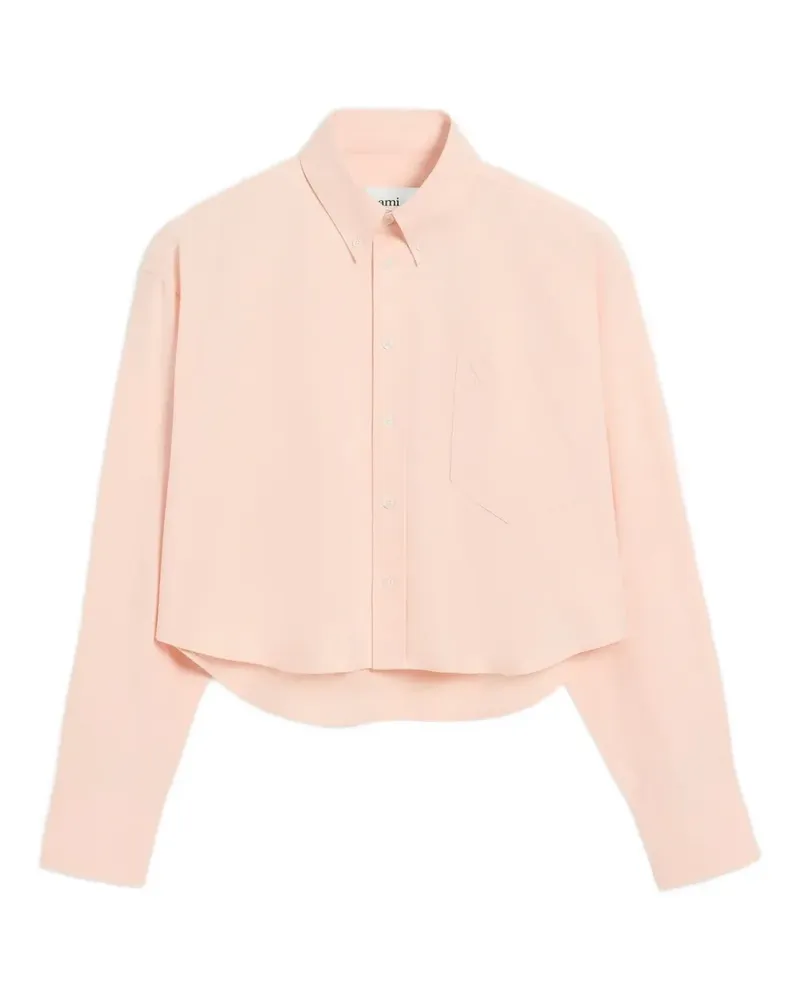 AMI Paris Ami de Coeur-embroidered shirt - Rosa Rosa