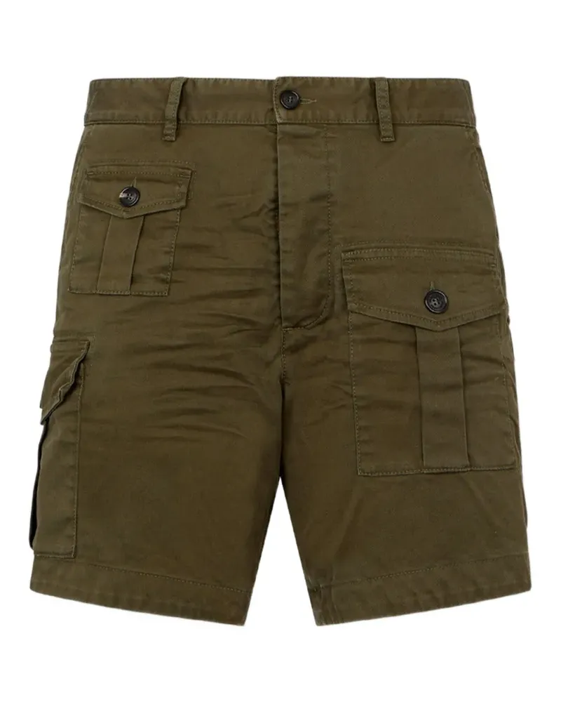 Dsquared2 Klassische Cargo-Shorts - Grün Grün