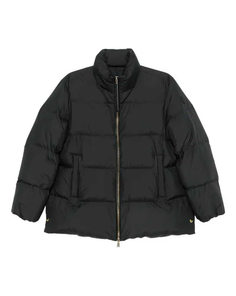 Moncler Gesteppte Jacke - Schwarz Schwarz