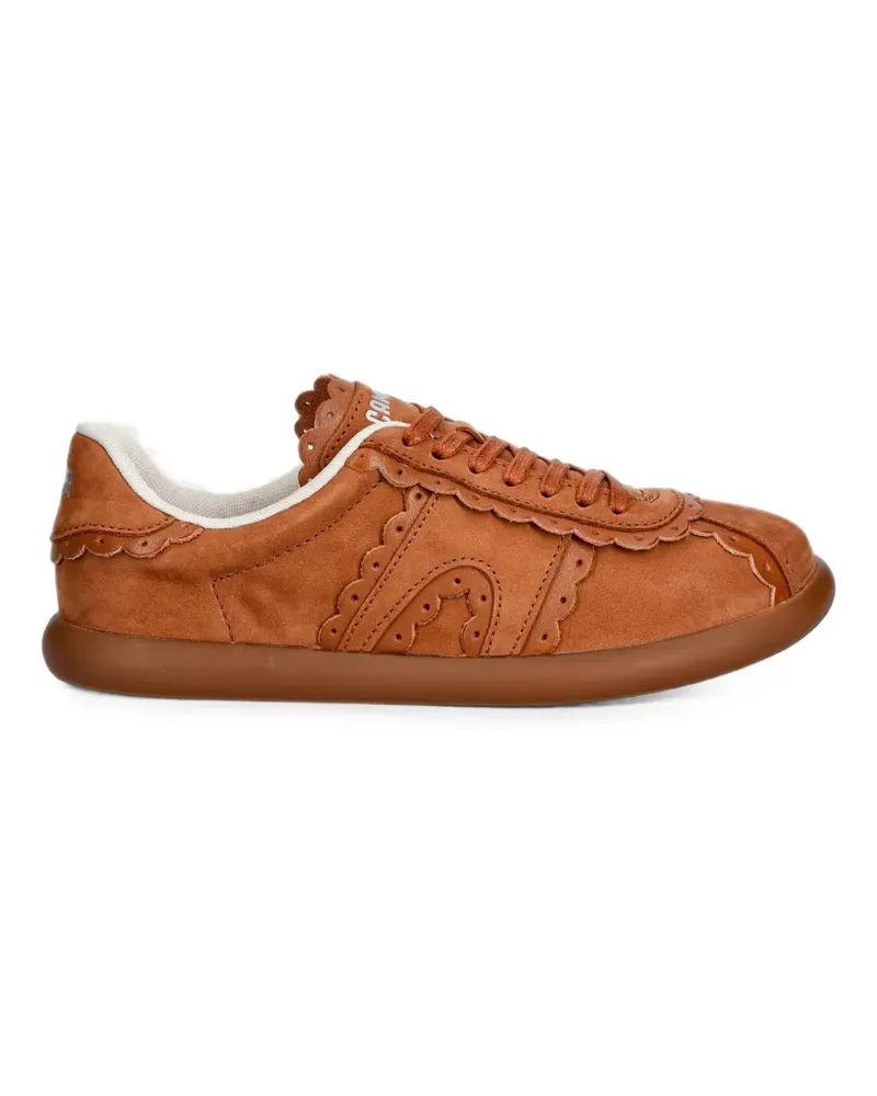 Camper Pelotas Soller scalloped-edge sneakers - Braun Braun