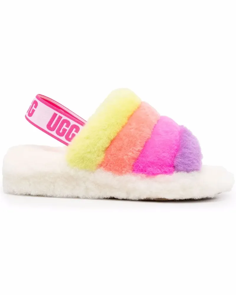 UGG Fluff Yeah Pantoletten - Rosa Rosa