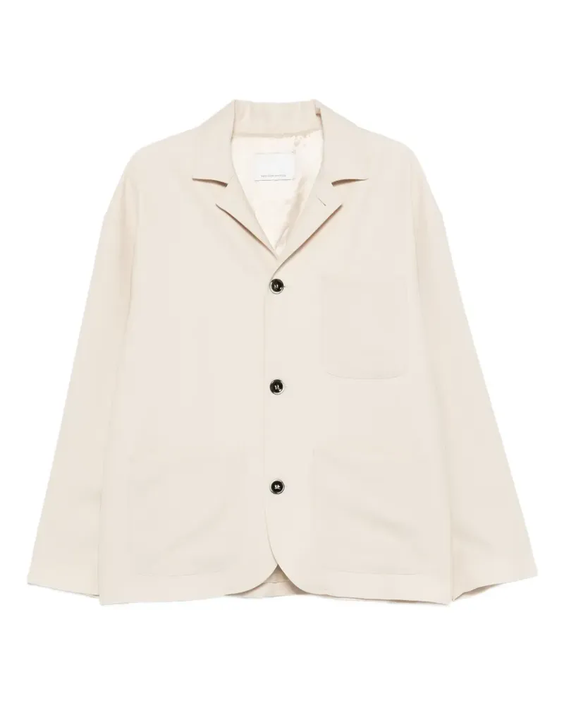 nine:inthe:morning Caio Blazer mit aufgesetzter Tasche - Nude Nude
