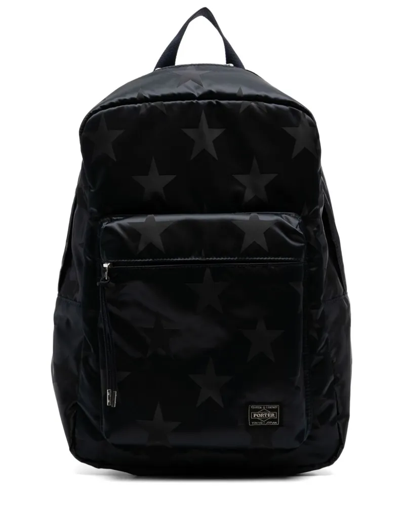 PORTER-YOSHIDA & CO Rucksack mit Logo-Patch - Blau Blau