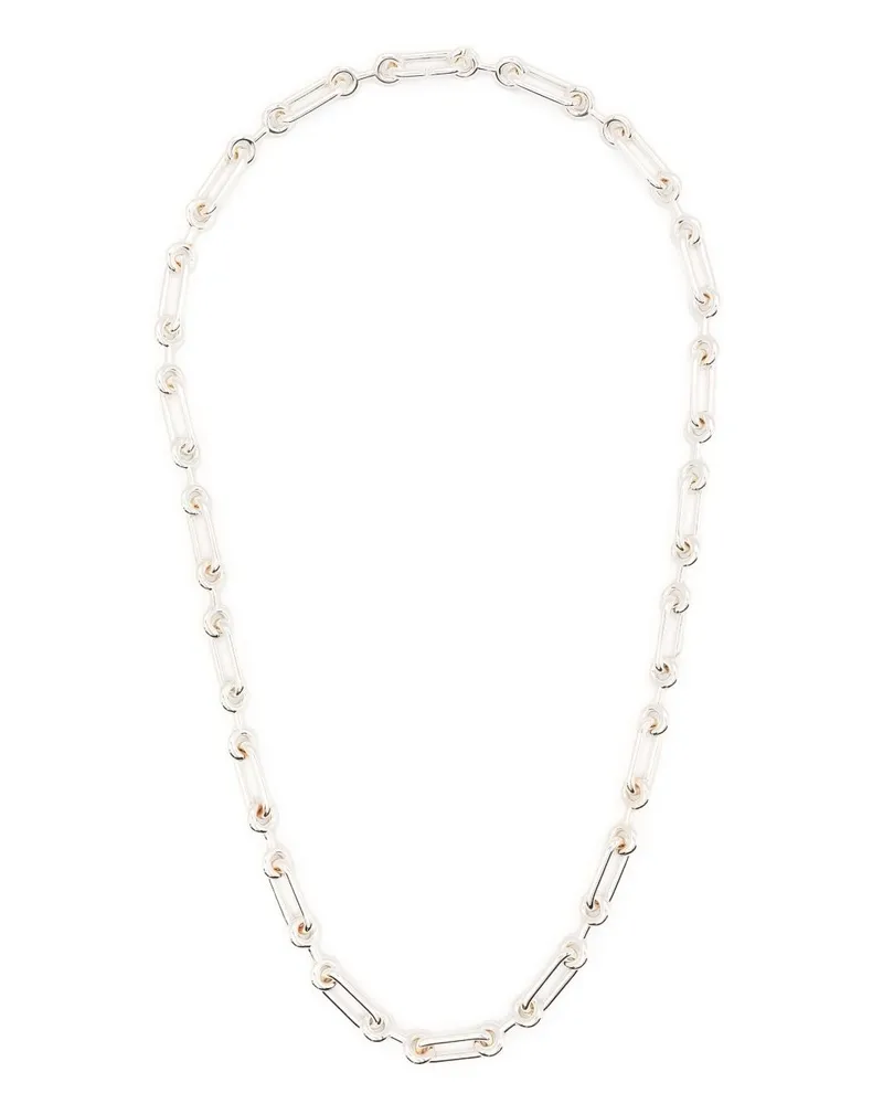 Charlotte Chesnais Petit Binary Halskette - Silber Silber