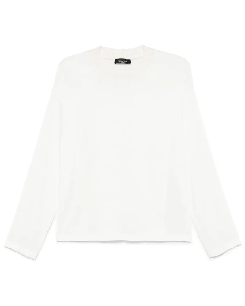 Fabiana Filippi T-Shirt aus Sablé - Nude Nude