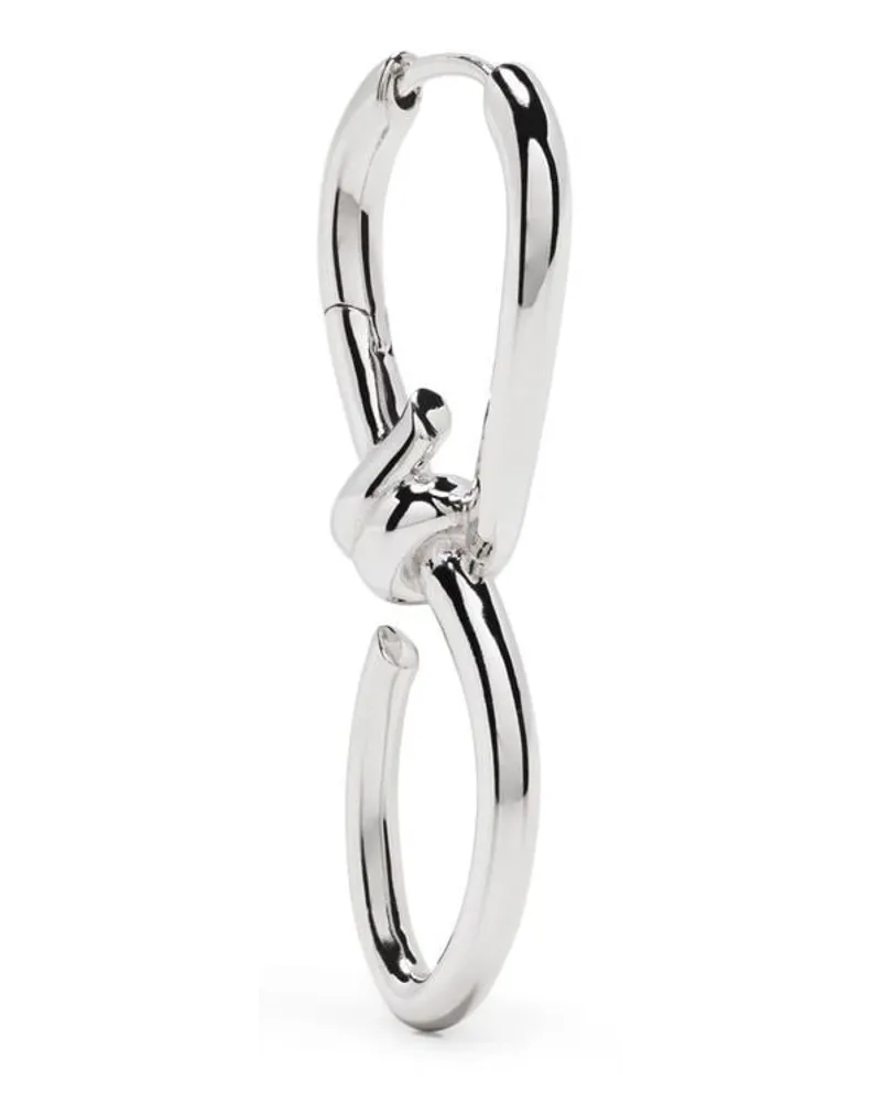 Maria Black Pirro Ohrring mit Knotendetail - Silber Silber