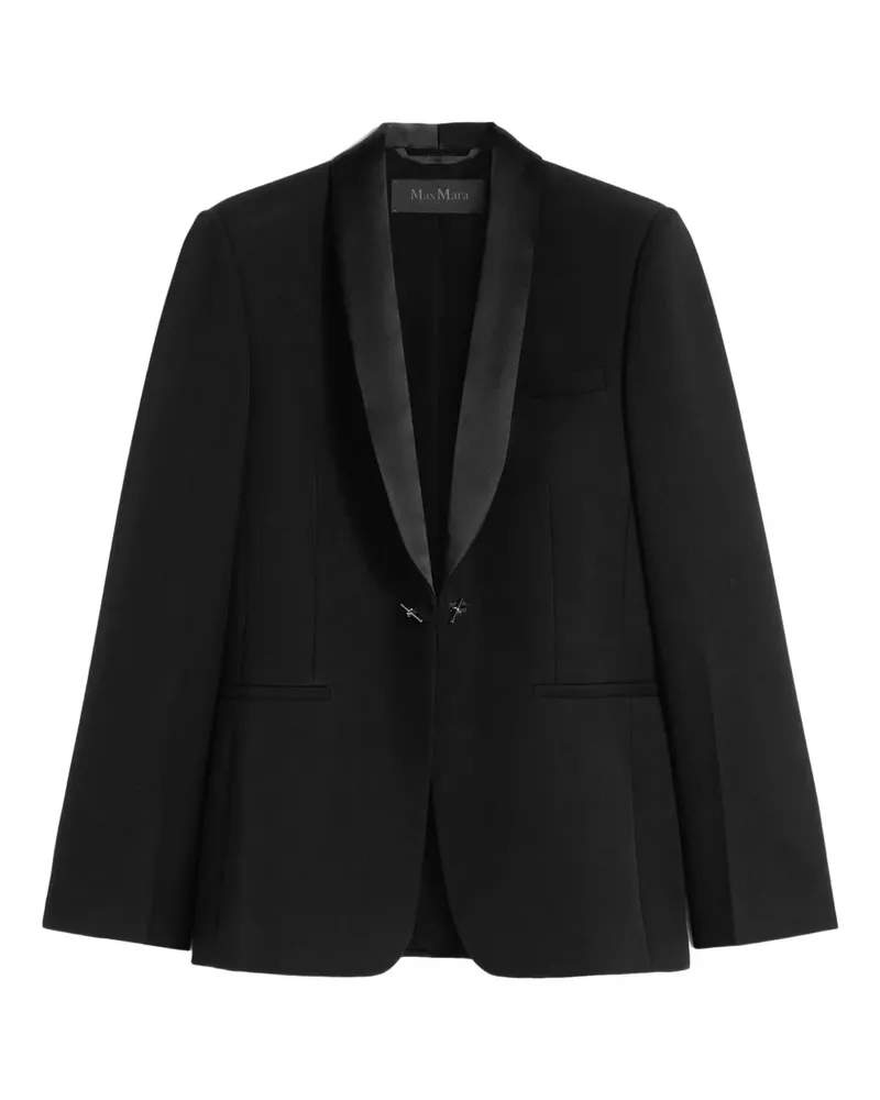 Max Mara Giselle Blazer mit Schalkragen - Schwarz Schwarz