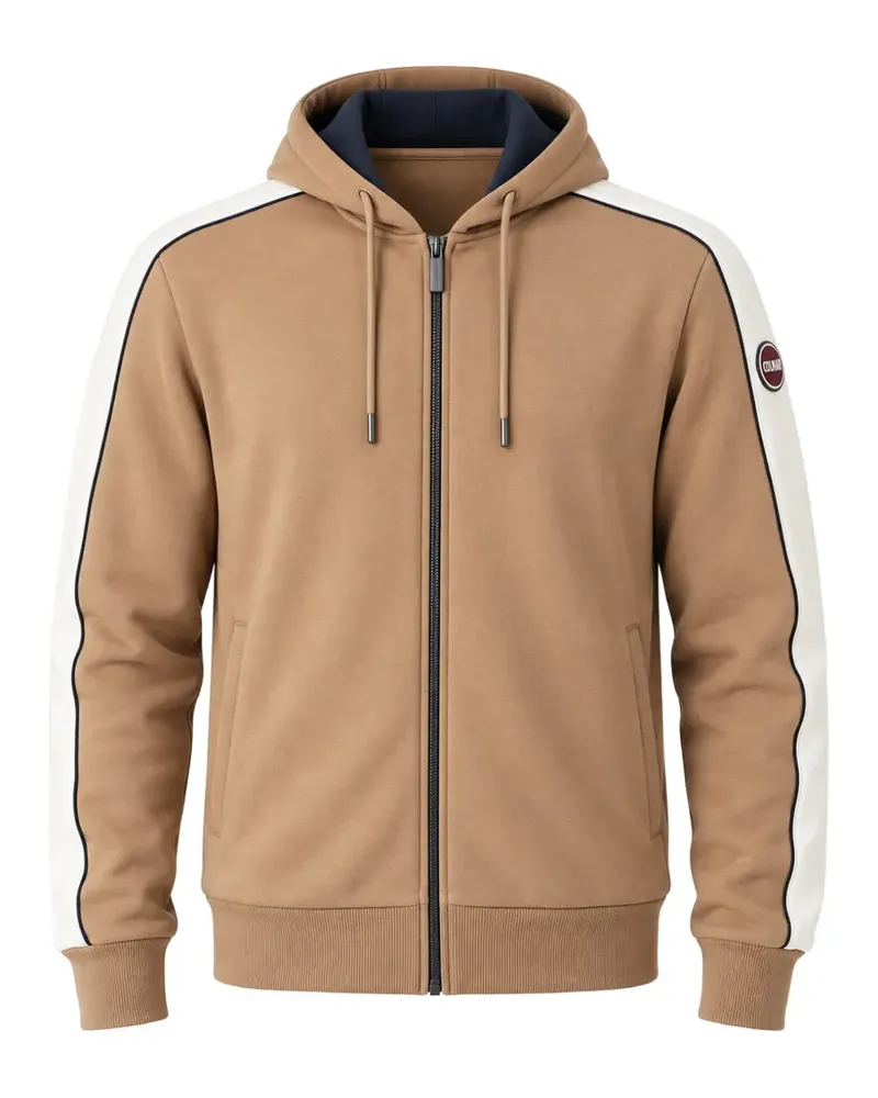 Colmar Heritage Hoodie mit Logo-Patch - Braun Braun